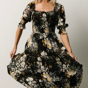 Fabian Jacquard Midi Dress from Baltic Born